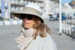 Chapeau Casquette anti-UV femme "Cannoise" - (2 couleurs)