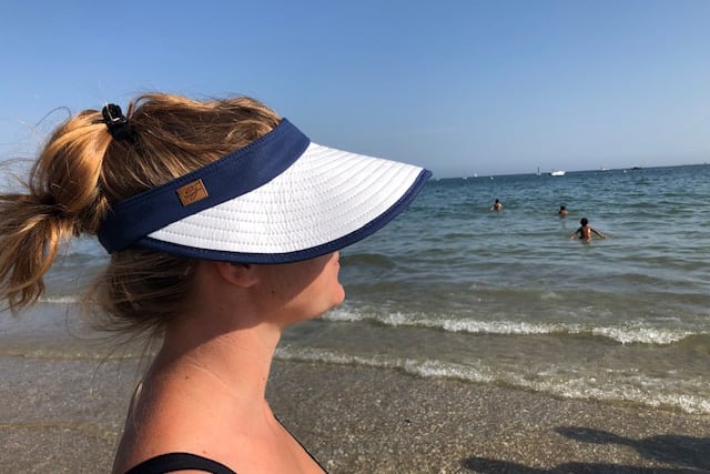 Visière anti-UV femme "Bauloise" 7 ou 12 cm – (4 couleurs) - Image 7