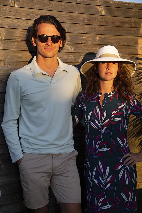 Polo anti-UV homme "Anglet" - MADE IN FRANCE