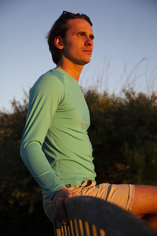 T-shirt manches longues anti-UV homme "Biarritz"- MADE IN FRANCE - Image 2