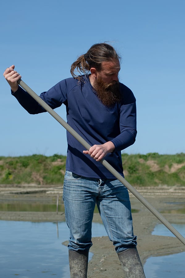 T-shirt manches longues anti-UV homme "Biarritz"- MADE IN FRANCE