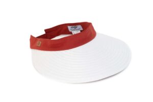 Visière anti-UV femme "Bauloise" 7 ou 12 cm – (4 couleurs)